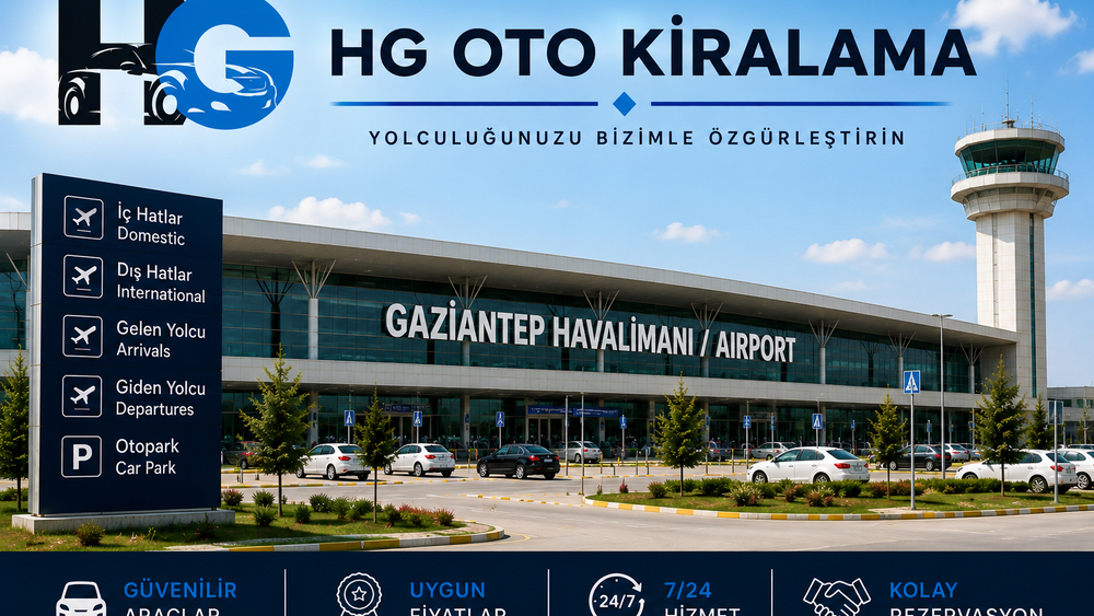 Gaziantep Havalimanı oto kiralama ve terminal teslim | HG Blog