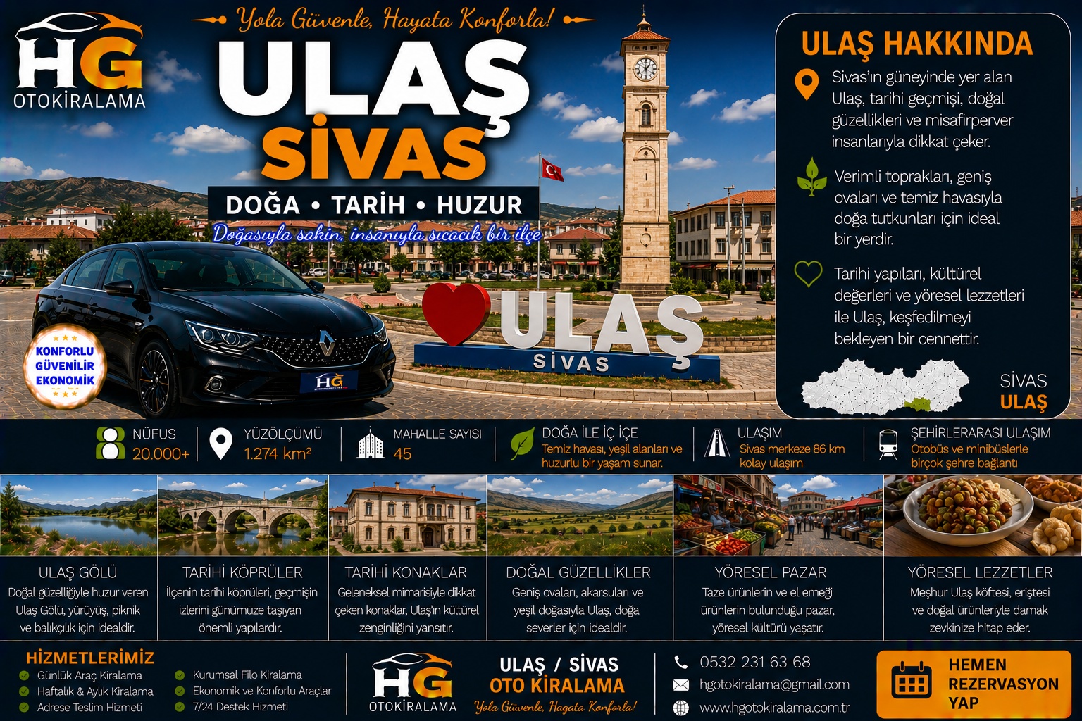 Ulaş Sivas araç kiralama | HG Blog